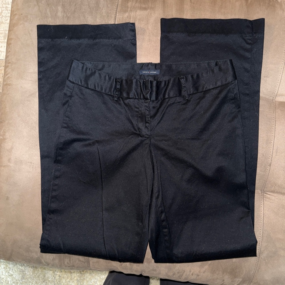 Women’s Tommy Hilfiger Low Waisted Black Trousers
